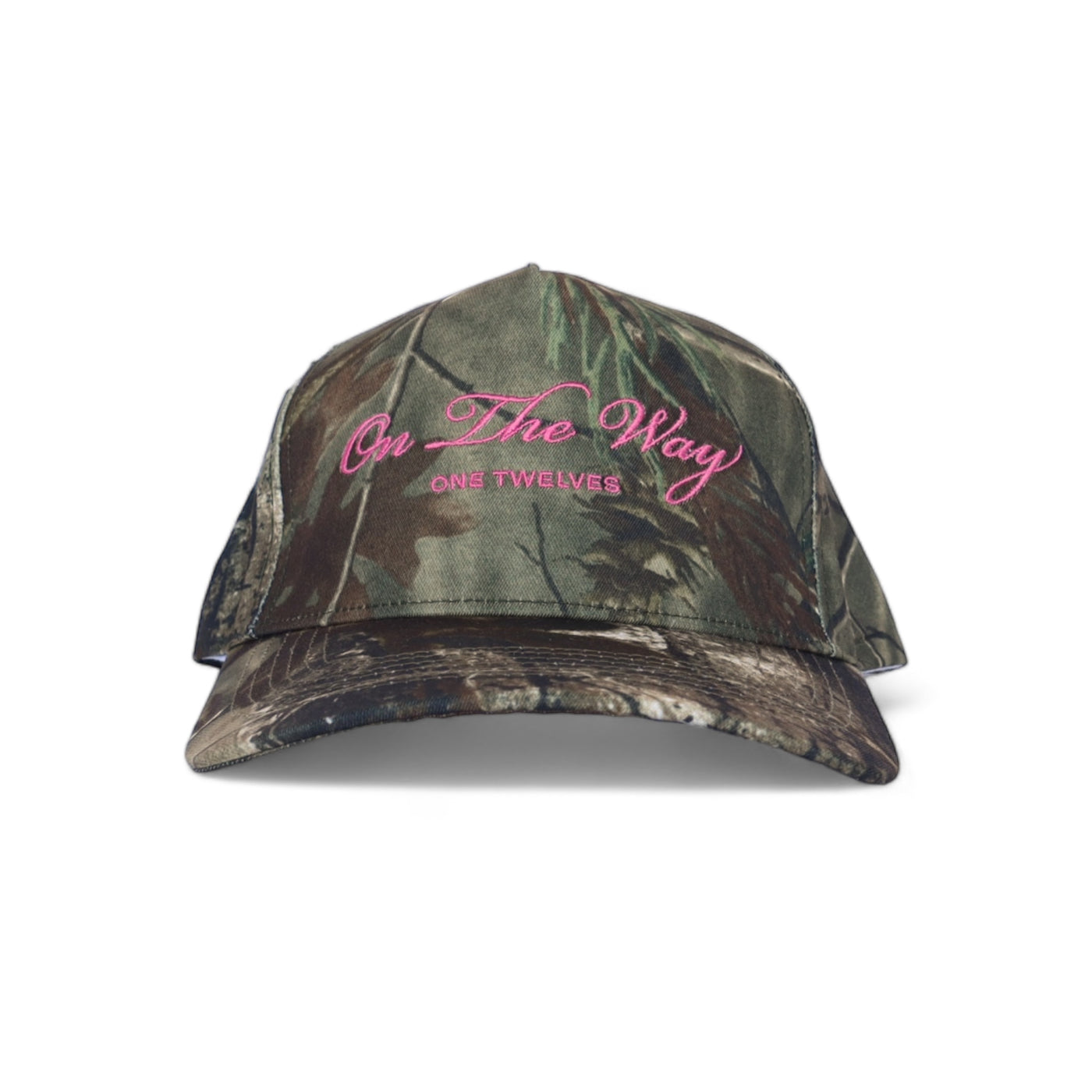 Hot Pink “On The Way” Camo Trucker Hat