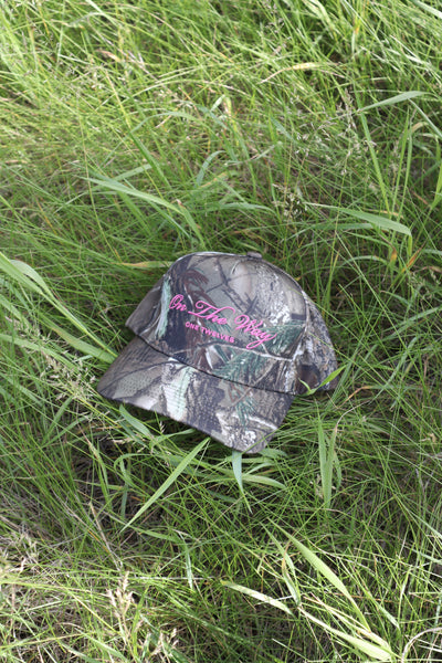 Hot Pink “On The Way” Camo Trucker Hat