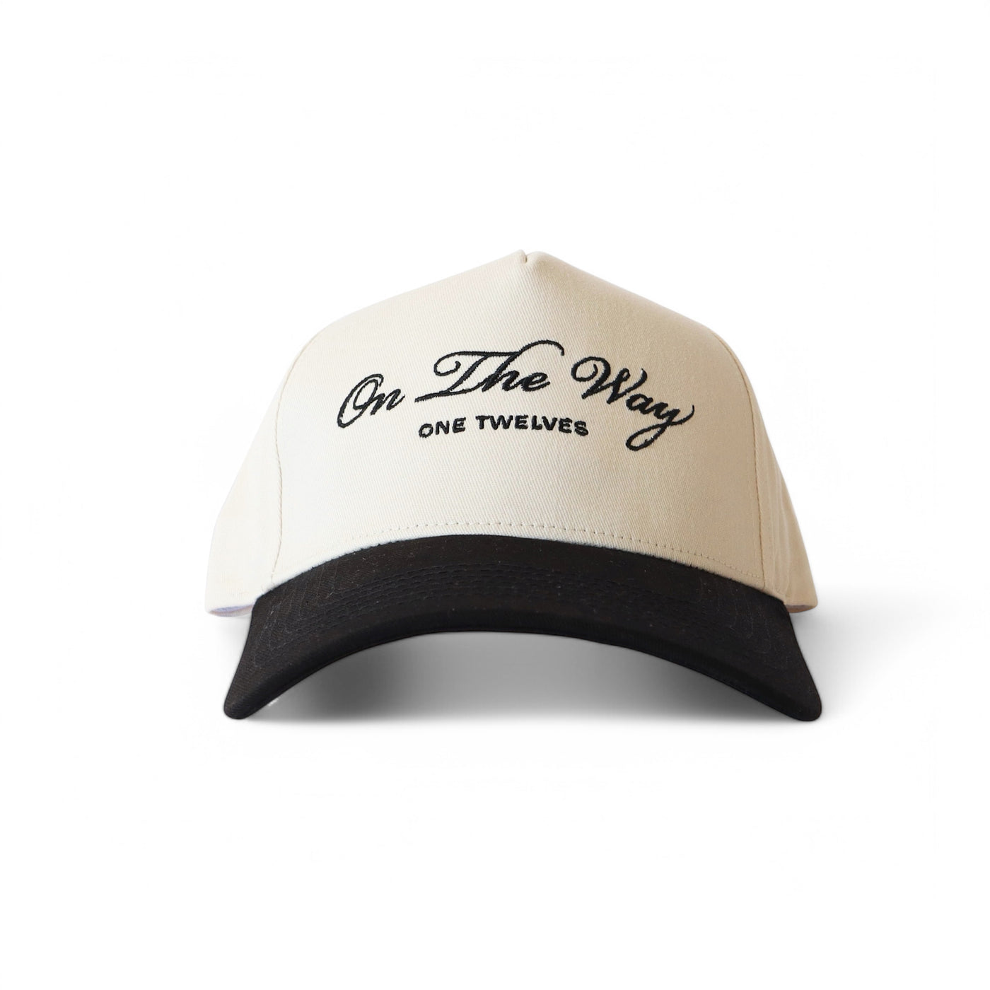 Black “On The Way” Canvas Trucker Hat