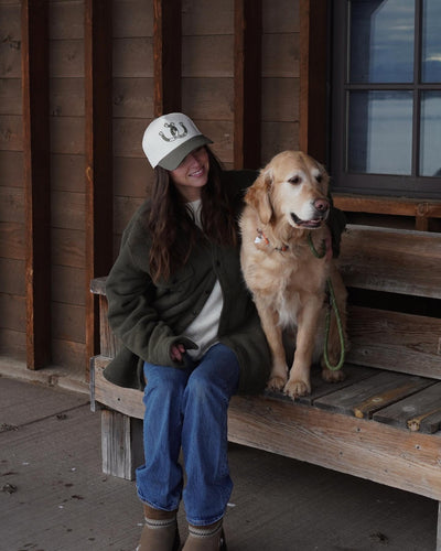 Lucky Green Heritage “On The Way” Canvas Trucker Hat