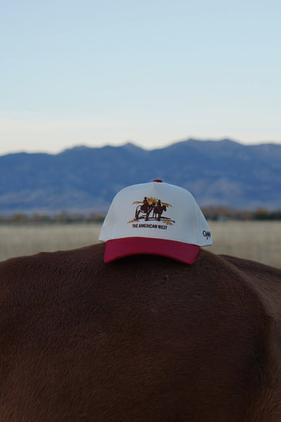 American West “On The Way” Canvas Trucker Hat